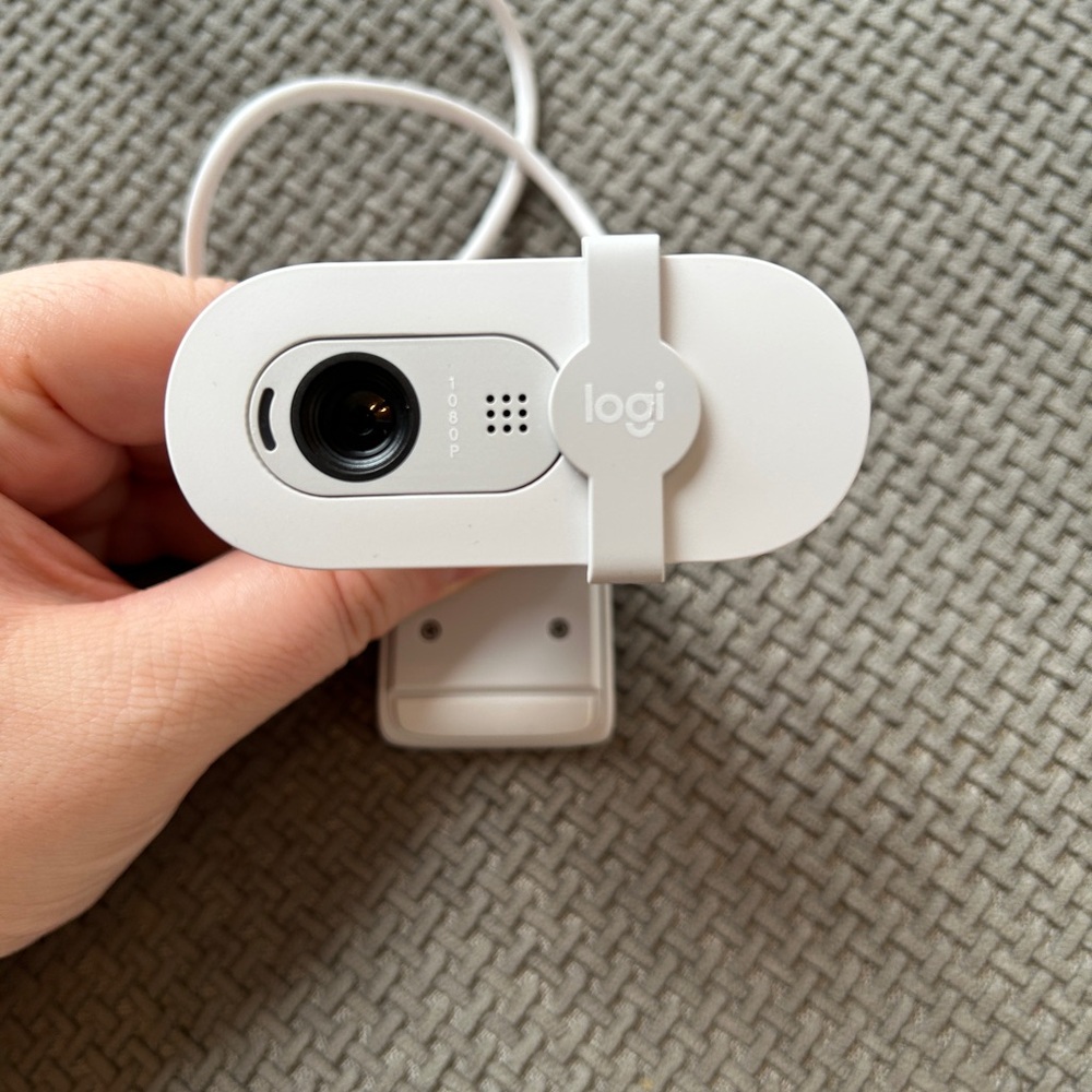 Logitech Gray Webcam with 1080p HD
